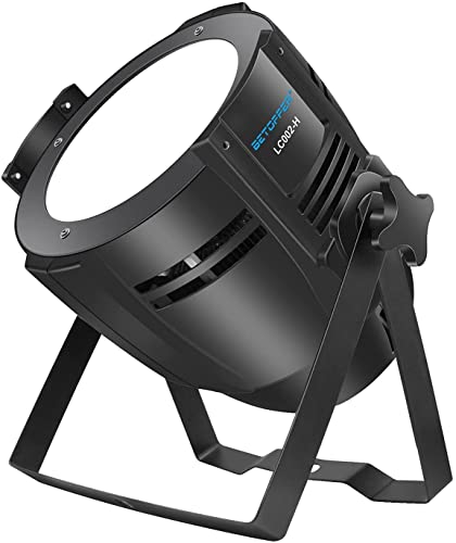 BETOPPER Stage Lights, 200W COB LED Stage Spotlights, Warm & Cold White LED Par Light, DMX/Master-Slave Lights’, Spotlight/Fresnel Lighting for Church, Wedding, Theater, Photo Studio