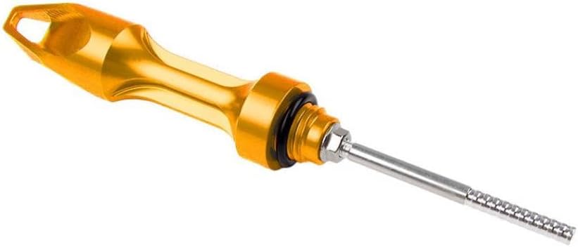 PCX160 PCX 160 Motorcycle Engine Oil Tank Dipstick Oil Level Gauge Meter Compatible with Scooter Motorbike Oil Cap Accessories(Gold)