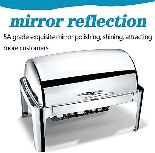 LXX Chafing Dish, 9L Chafing Dish Speisewärmer Elektrisch, Warmhaltebehälter Buffetwärmer Warmhaltegerät Commercially… – Bild 5