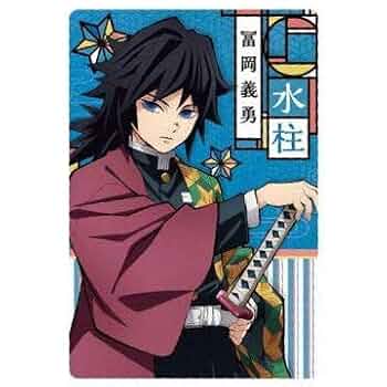 鬼滅の刃　ウエハース　非売品　冨岡義勇　義勇　カード 鬼滅の刃 - 鬼滅の刃 ウエハース10 冨岡義勇 SRの通販 by yuu's