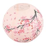 PartyKindom Traditionelle Japanische Papierlaterne Kirschblüten Laterne Für Hochzeiten Feste Und Dekoration Hängelampe Im Japanischen Für Restaurants Und Feiern