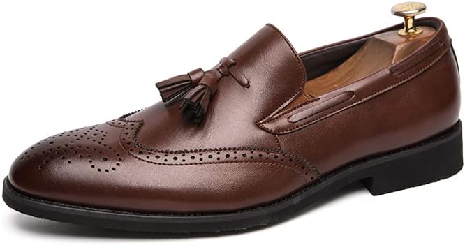 Men’s Penny Loafers Tassels Casual Slip-On Shoes and Weeding Dress Shoes for Men