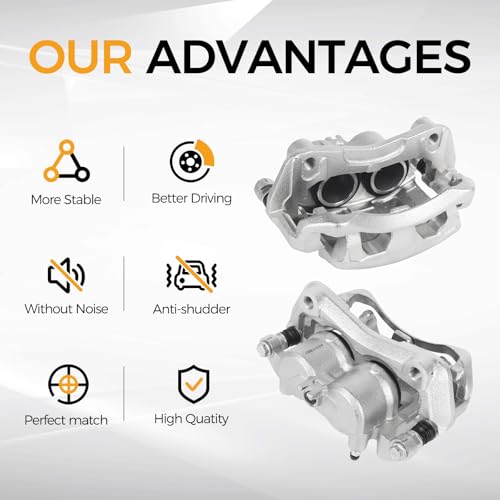 Image of PAROD 19B3123A 19B3122A Front Brake Caliper 4.0L V6 | Fit 05-20 Nissan Frontier, 05-12 Pathfinder /Xterra, 09-12 Suzuki Equator