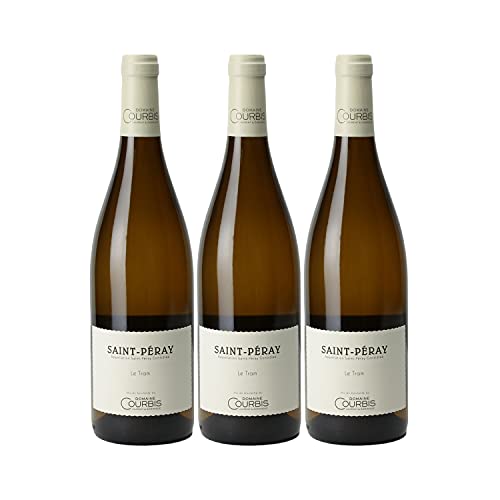 Saint-Péray Le Tram Blanc 2020 - Domaine Courbis - Vin AOC Blanc de la Vallée du Rhône - Lot de 3x75cl - Cépages Marsanne, Roussanne Cover