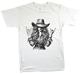 Womens Graphic T Shirts Vintage Country Concert Tops Rock Shirts for Women Small Town Girl Summer Festival Casual Short Sleeve Country Music Shirts for Women (Cowgirl White 2X)