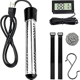 2000W Immersion Water Heater UL Listed,Portable Electric Water Heater with 304 SS...