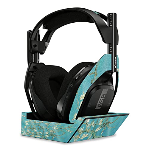 Image of MightySkins Glossy Glitter Skin Compatible with Astro A50 Wireless Headphones + Base Station (Gen 4) - Almond Blossom | Protective, Durable High-Gloss Glitter Finish | Easy to Apply | Made in The USA