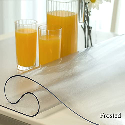 Protecteur de table en marbre haut de gamme nappe rectangulaire transparente 2mm
