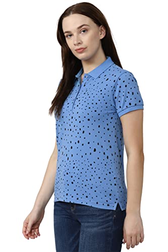 Image of Van Heusen Women's Cotton Regular Fit Polo T-Shirt