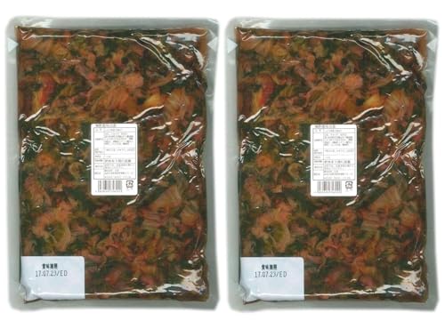 山豊 梅酢風味白菜 しょうゆ漬 刻み 1kg × 2