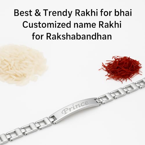 Image of PersonalisedRakhi For Brother | Best & TrendyRakhi for bhai | Customized nameRakhi for Rakshabandhan
