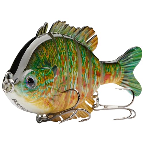 BASSDASH SwimPanfish Multi Jointed Panfish Bluegill Swimbaits Hard Topwater Bass