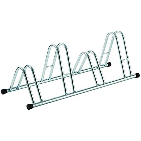 Soporte para Bicicletas de Suelo para Exteriores e Interiores de 4 plazas Galvanizado en frío de ANDRYS Cover