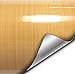 VViViD High Gloss Golden Pine Wood Grain Faux Finish Textured Vinyl Wrap Roll Sheet Film for Home Office Furniture DIY No Mess Easy to Install Air-Release Adhesive (1ft x 48")