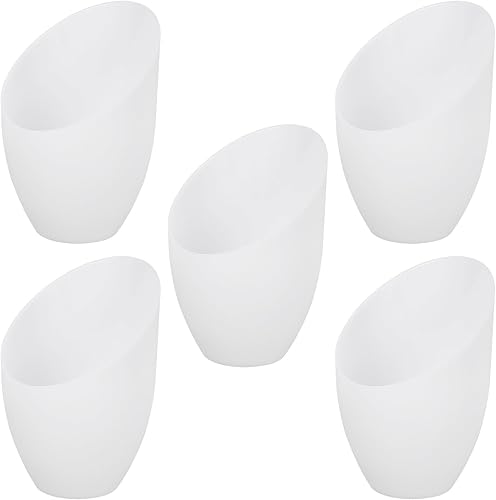 Baluue 5 pantallas de plástico para lámpara de herradura, cubierta de lámpara blanca esmerilada, pequeñas cubiertas de luz de piso para lámpara de