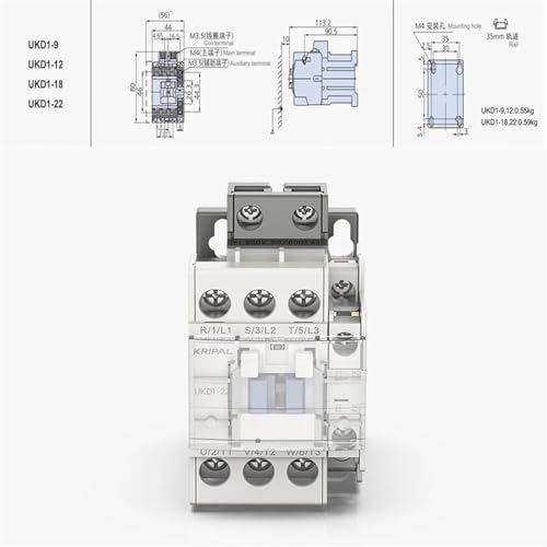 Contactor 18a DC 24V modulaire pour circuit de commande et automatisme industriel - 4
