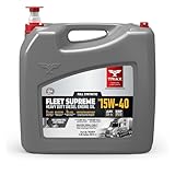 Triax Fleet Supreme 15W-40 API CK-4 Full Synthetic Diesel Engine Oil | Friction Optimized with Boosted with Molybdenum & Nano-Boron | Superb Powerstroke Performance(5 GAL Pail)