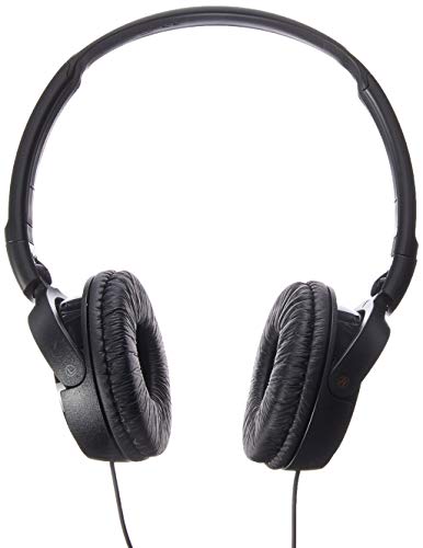 Image of Sony MDR-ZX110AP Extra Bass Smartphone On-Ear Headphones Headset with Mic (Black)