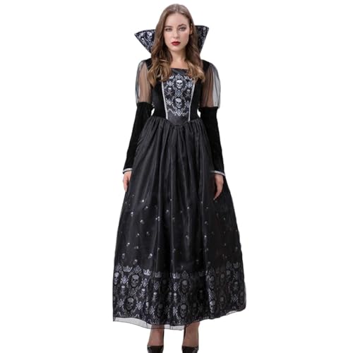 Robe de sorcière d'Halloween pour briller en soirée cosplay et incarner la magie