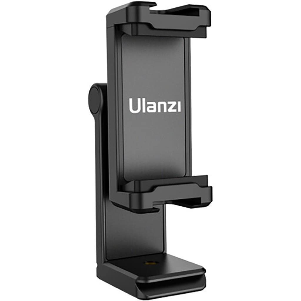 Ulanzi ST-22 360º obrotowy i uchylny uchwyt na telefon do statywu – z 2 uchwytami Cold Shoe-mounts
