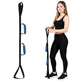 Quilax 1 Stück Beinhebergurt,Beinhebergurt mit Gepolsterter Schlaufe,110cm Ein- und Aussteigen aus Sofa,Bett,Auto und Rollstuhl