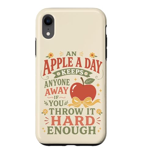 Apple Throwing Joke �r���e�[�W �t���[�c����� �X�}�z�P�[�X iPhone XR �p
