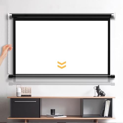Pantalla Manual de Proyector 60" HD 16:9 para Cine en Casa miniatura 2