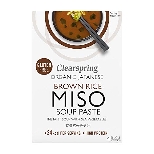 Clearspring Instant Miso Suppenpaste aus Naturreis und Meeresgemüse, BIO 60g Cover