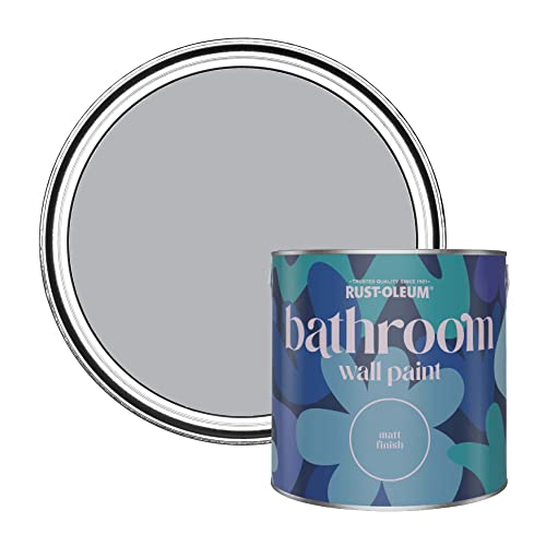 Rust-Oleum Grey Water-Resistant Bathroom Wall & Ceiling Paint - Monaco Mist 2.5L