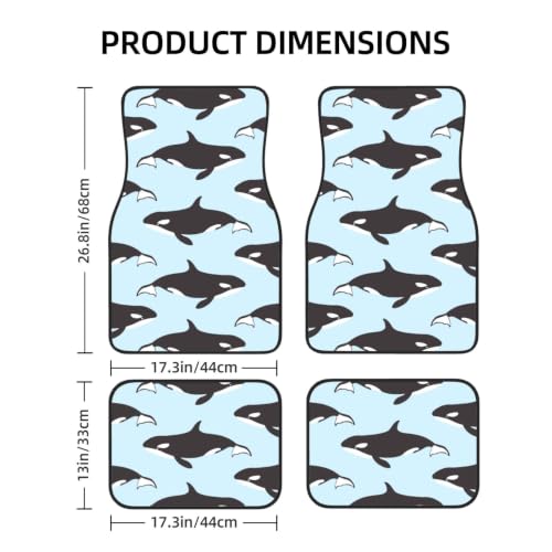 Alfombrillas para coche de neopreno estilo ballena ideales para viajes a la playa y campo 2