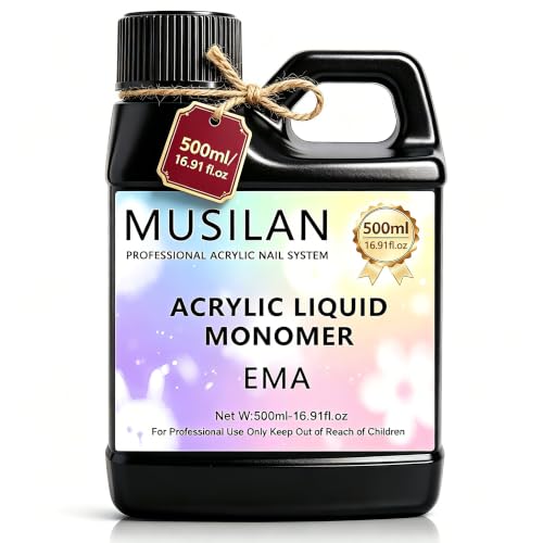 MUSILAN Monomer Acrylic Nail Liquid -16.9oz Monomer Liquid for Acrylic Nail