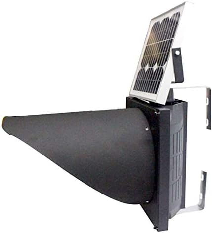 12" Amber Solar Powered Flashing Beacon