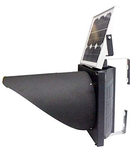 12" Red Solar Powered Flashing Beacon