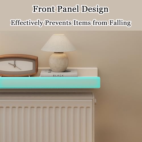 Protector de radiador de madera con cubre termostato para dormitorio 5