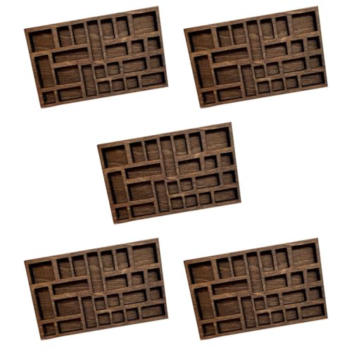 Okhugogo 5X 1:12 Miniature Trinket Shelf Crystal Shelf Decor Printers Tray