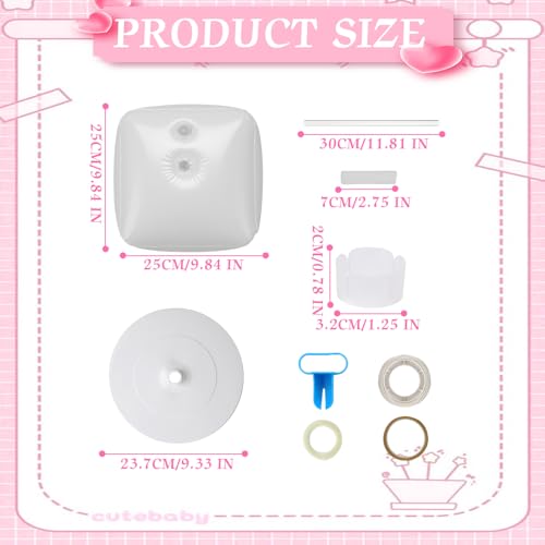 Balloon Arch Kit, Adjustable 10FT Wide & 8FT Tall Balloon Arch Stand Kit with Water Fillable Bases, Garden Arbors Plant Support Stand with 40pcs Balloon Clips for Wedding, Graduation, Holiday Party - Image 4