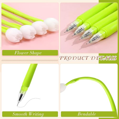 Bolígrafos Florales Cambia Color 60 Pzs Negra 0.5mm Gel miniatura 6