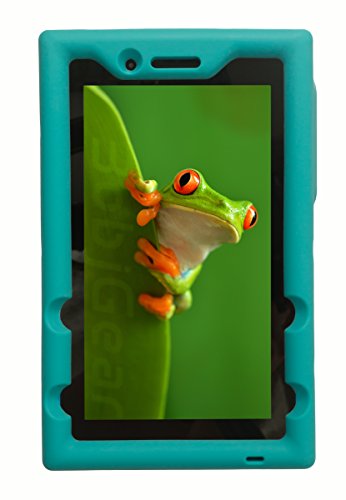 Bobj Rugged Case for Lenovo Tab 3 Essential TB3-710F TB3-710I (NOT for Tab 7 Essential TB-7304F or Any Other Lenovo Model) - BobjGear - Venting - Sound Amplification - Kid Friendly (Turquoise)