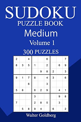 300 Medium Sudoku Puzzle Book