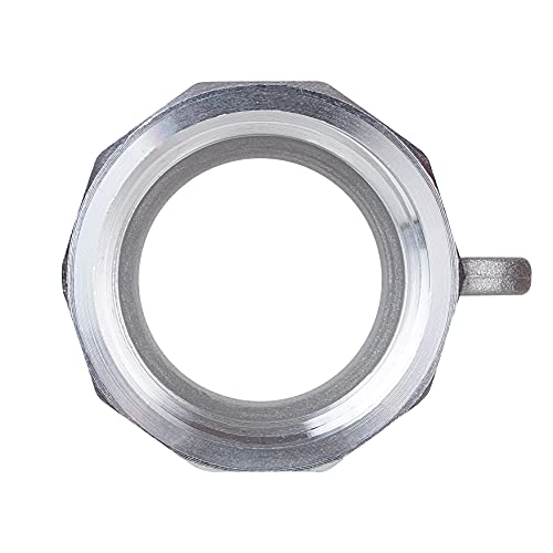 Eastrans Aluminum Global Type A Cam And Groove Hose Fitting, 1.5" Camlock Hose Coupler, 1.5" Plug X 1.5" Npt Female #TOP3