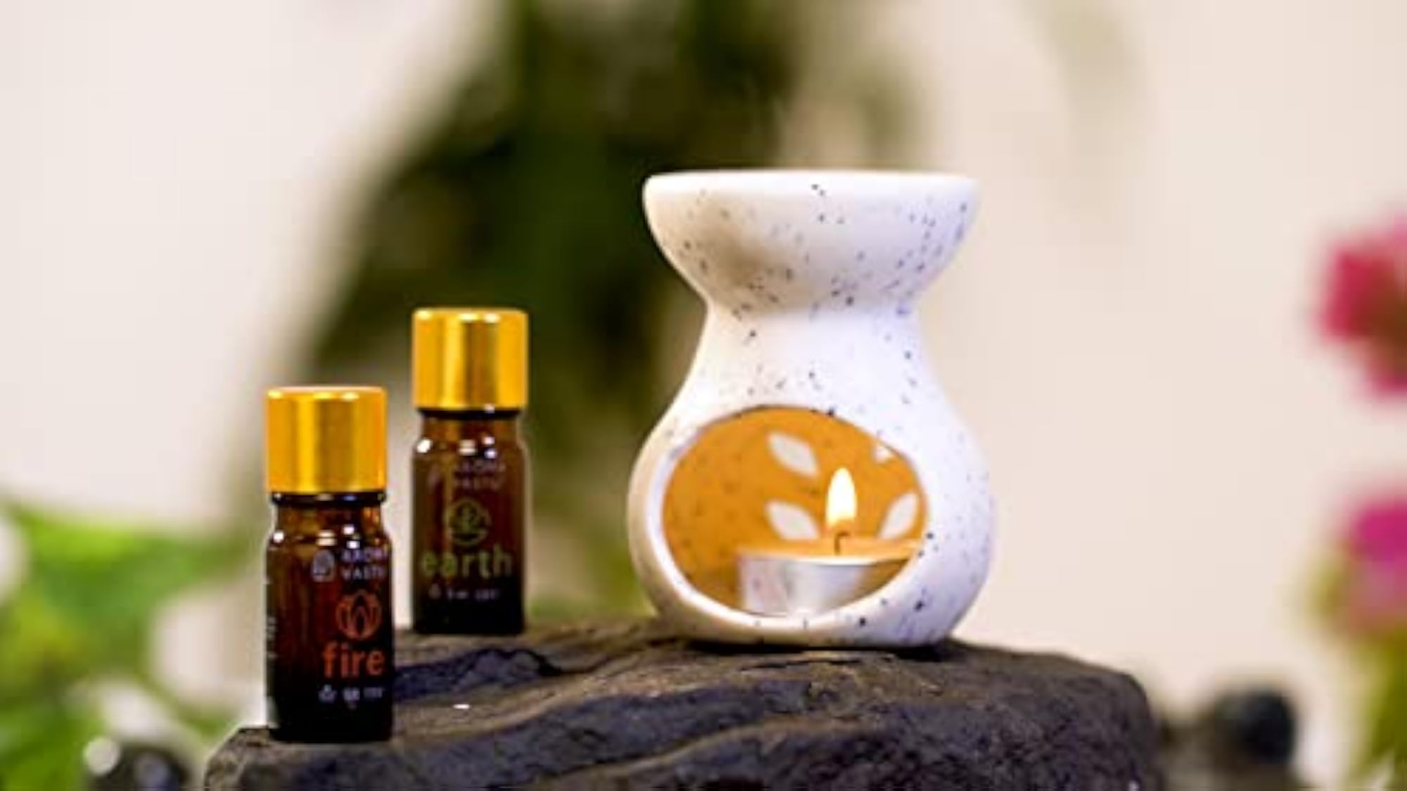 Ayatan Earth Element Essential Oil Diffuser Set, Aromatic Gift