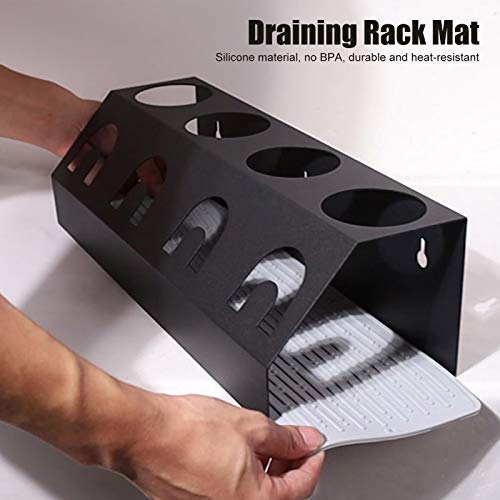 Tapete de secagem de silicone, almofada de silicone ecologicamente correta, para cozinha rápida(Four