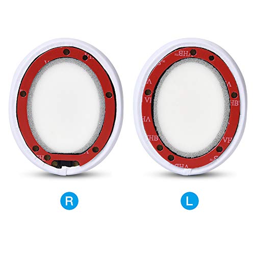 Almohadillas de reemplazo profesionales para auriculares Beats Studio 2 y Studio 3 (B0500, B0501), cuero proteico suave y espuma viscoelástica para aislamiento acústico (no compatibles con Beats Solo) miniatura 5