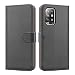 Produktbild SDTEK Hülle Kompatibel mit Oppo A94 5G, Tasche Leder Flip Case Brieftasche Book Etui Schutzhülle Handyhülle (Schwarz)