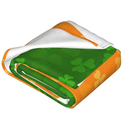 Couverture flanelle irlandaise plaid original idée cadeau Saint-Patrick
