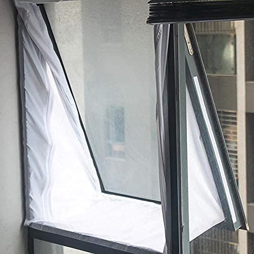 TURBRO Joint de fenêtre d'échappement A/C portable, Kit d'installation de fenêtre d'unité CA mobile universel, s'adapte aux fenêtres de 158 pouces/400 cm - Image 7