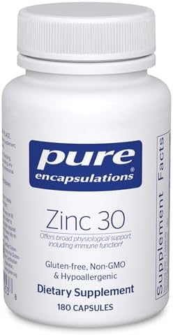 Pure Encapsulations Zinc 30 mg - Supplement for Immune System Sup...