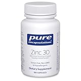 Pure Encapsulations Zinc 30 mg - Supplement for Immune System Support, Growth and Development, and Wound Healing* - with Zinc Picolinate 30 mg - 180 Capsules