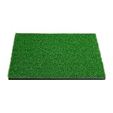 Pegciuho Golfmatte, Trainingszubehör, Verschleißfeste Schwungübungsmatte für Garage, Garten, Außenbereich, Parks, 20cmx50cm
