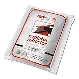 Radflek Radiator Reflector Panels- Heat Reflective Radiator Foil Sheet - Contains 5 Energy Saving Radflek Radiator Reflectors - Easy Install with Manual and Clips Included - Fits Up to 10 Radiators